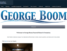Tablet Screenshot of georgeboom.com